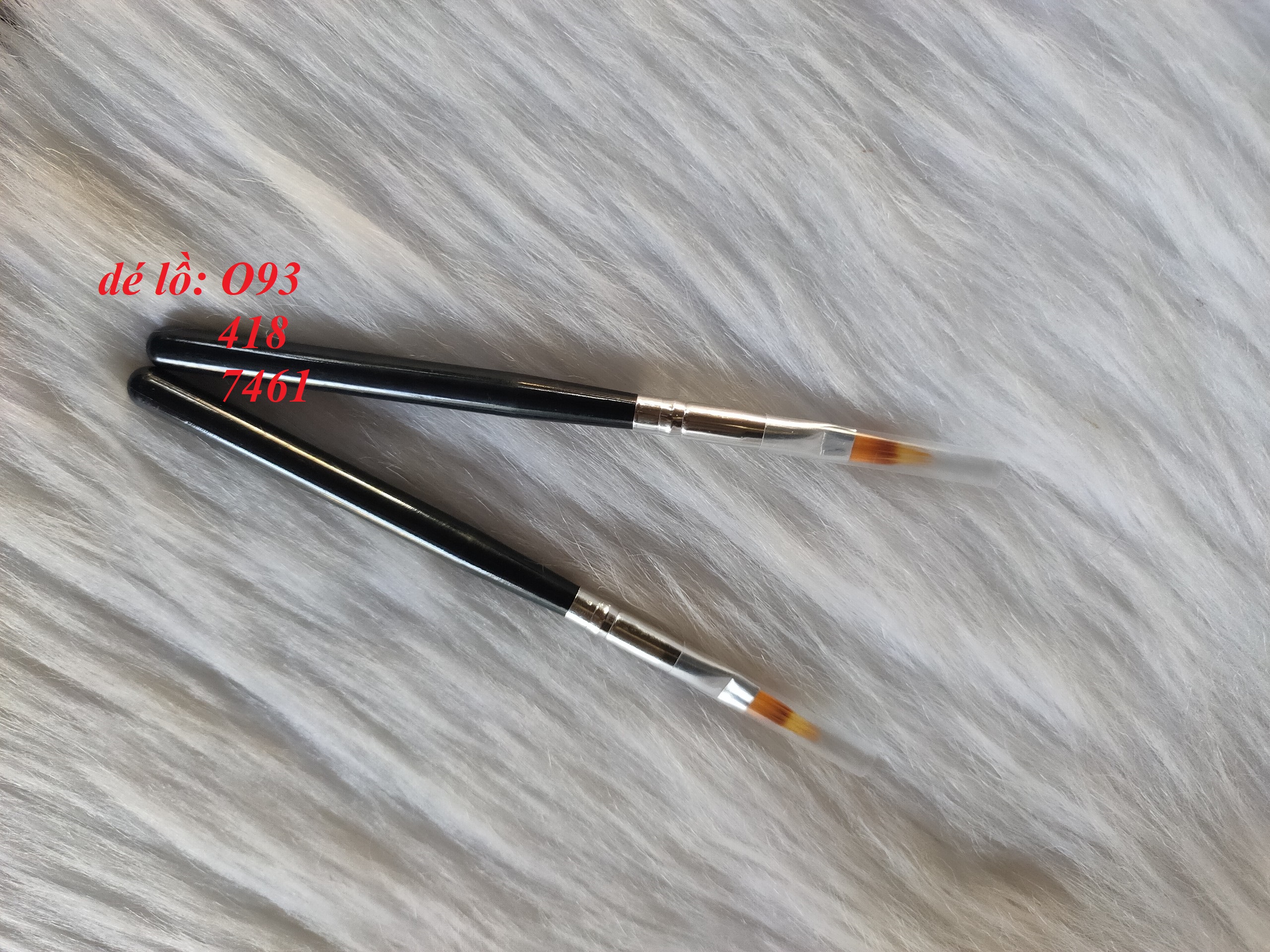 Cọ ombre máy thưa cán đen