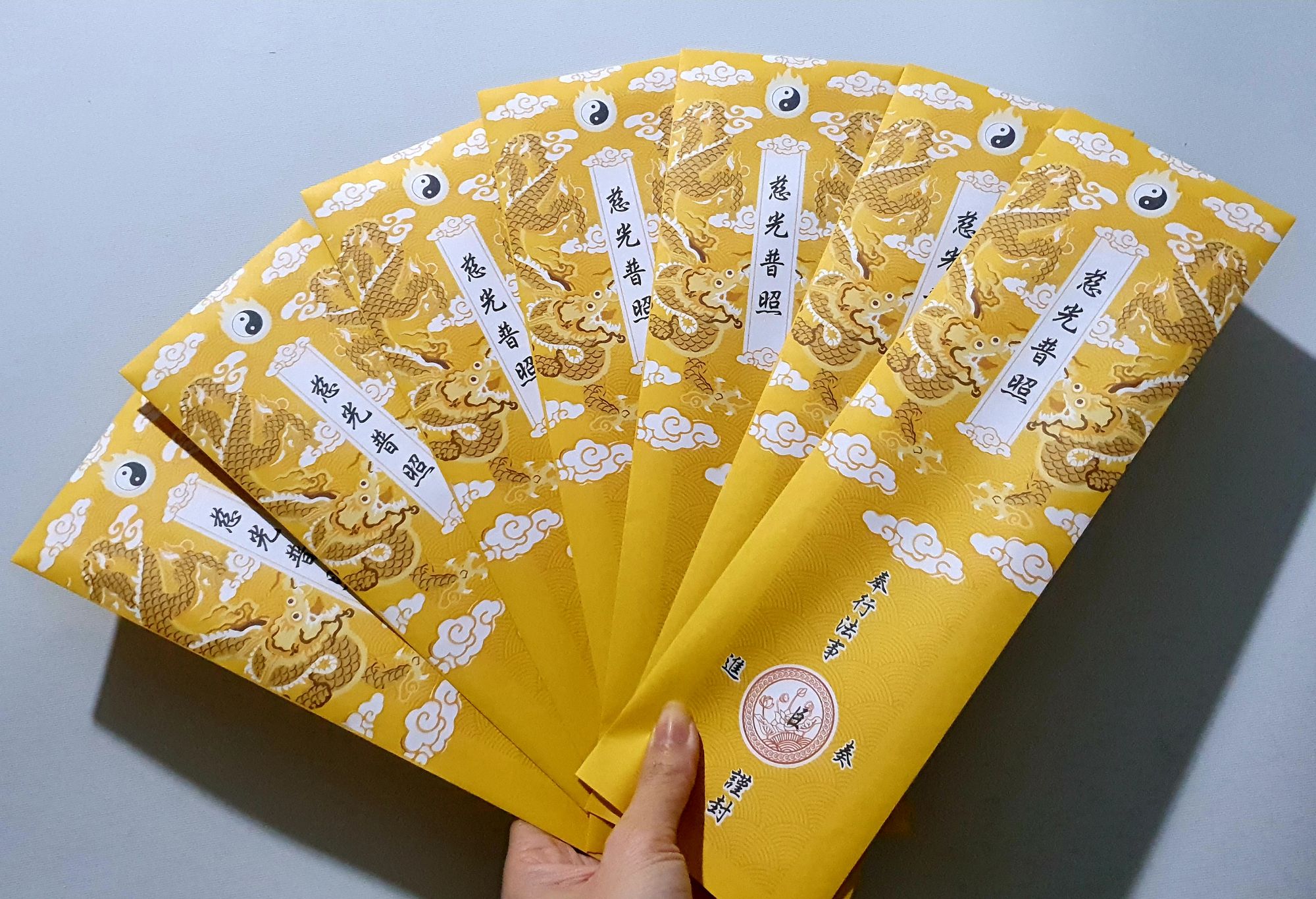 Vỏ sớ, bao liêm sớ  long phụng 9x31cm ( 100 cái)