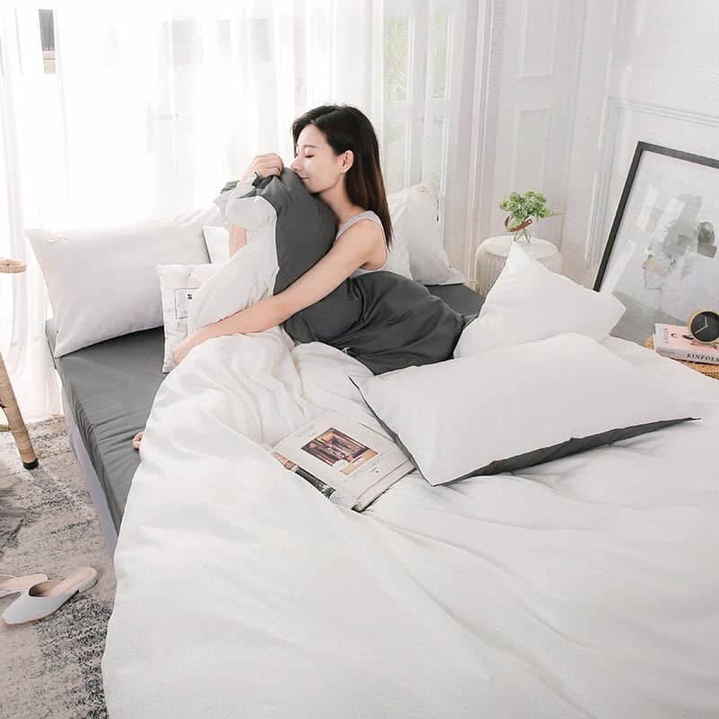 BỘ CHĂN GA GỐI COTTON ĐŨI NHẬP CARO HiỆN ĐẠI