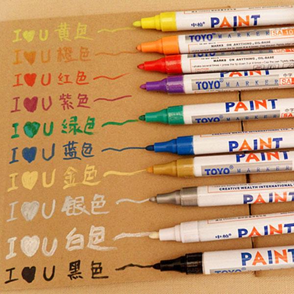 Bút vẽ lốp cho xe trang trí, phong cách ( xanh lá )