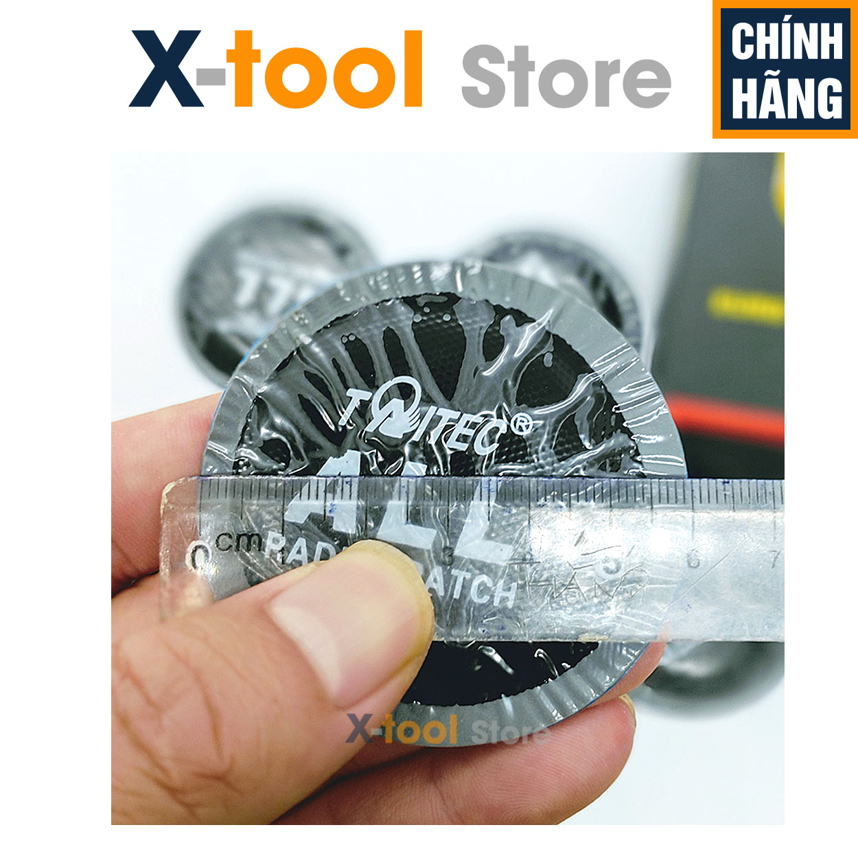 Miếng Vá Săm, Vá Lốp Đa Năng Kích thước 60mm - Uvr-60 (hộp 30 miếng)