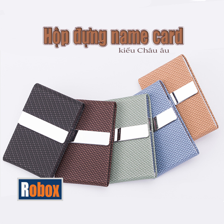 Ví da PU đựng card visit phong cách châu âu