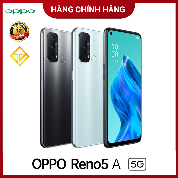 Điện thoại OPPO Reno5 ASnapdragon 765G, màn hình 90 Hz , Mới nguyên seal