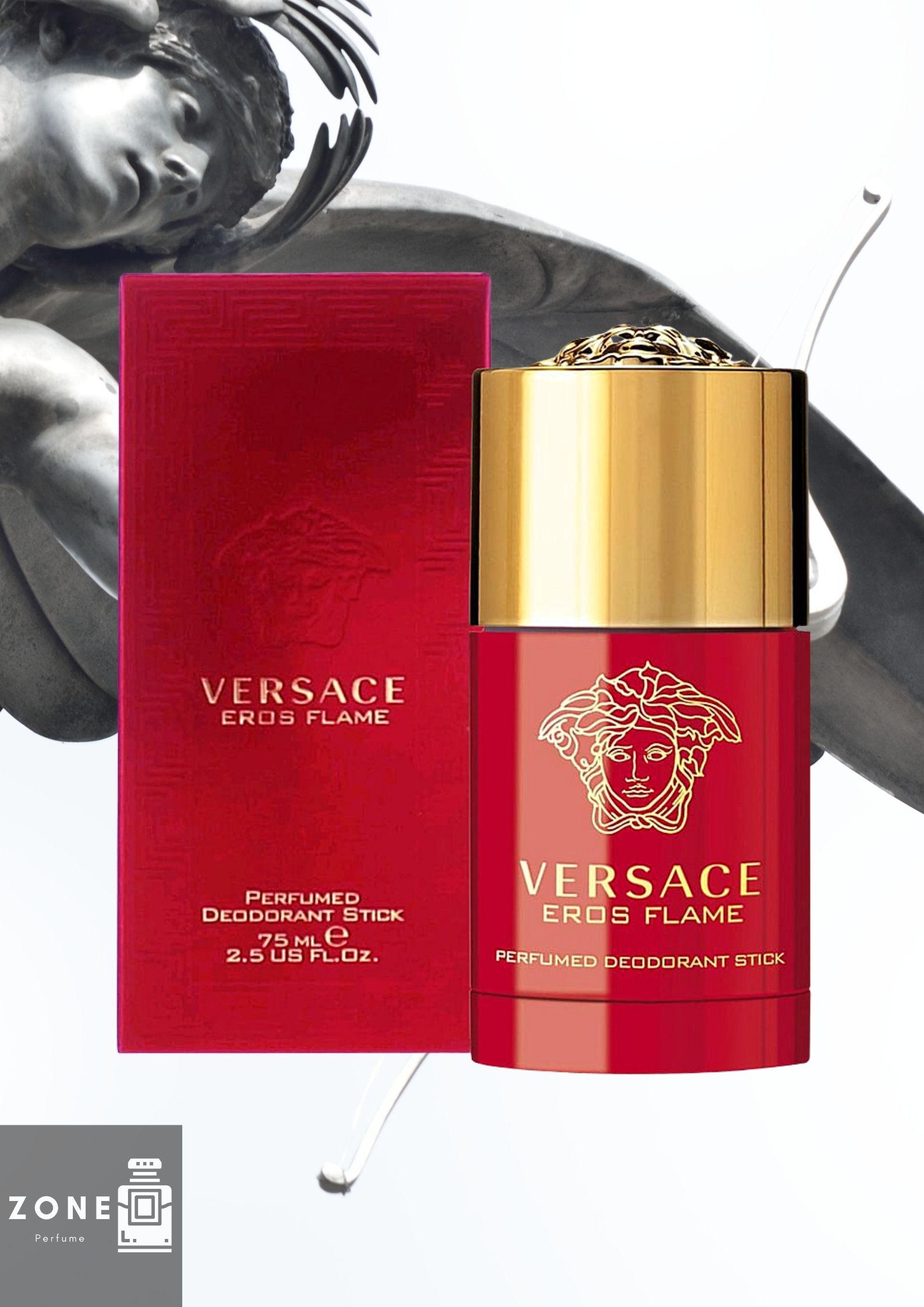 Lăn khử mùi nước hoa nam Versace Eros Flame 75ml -