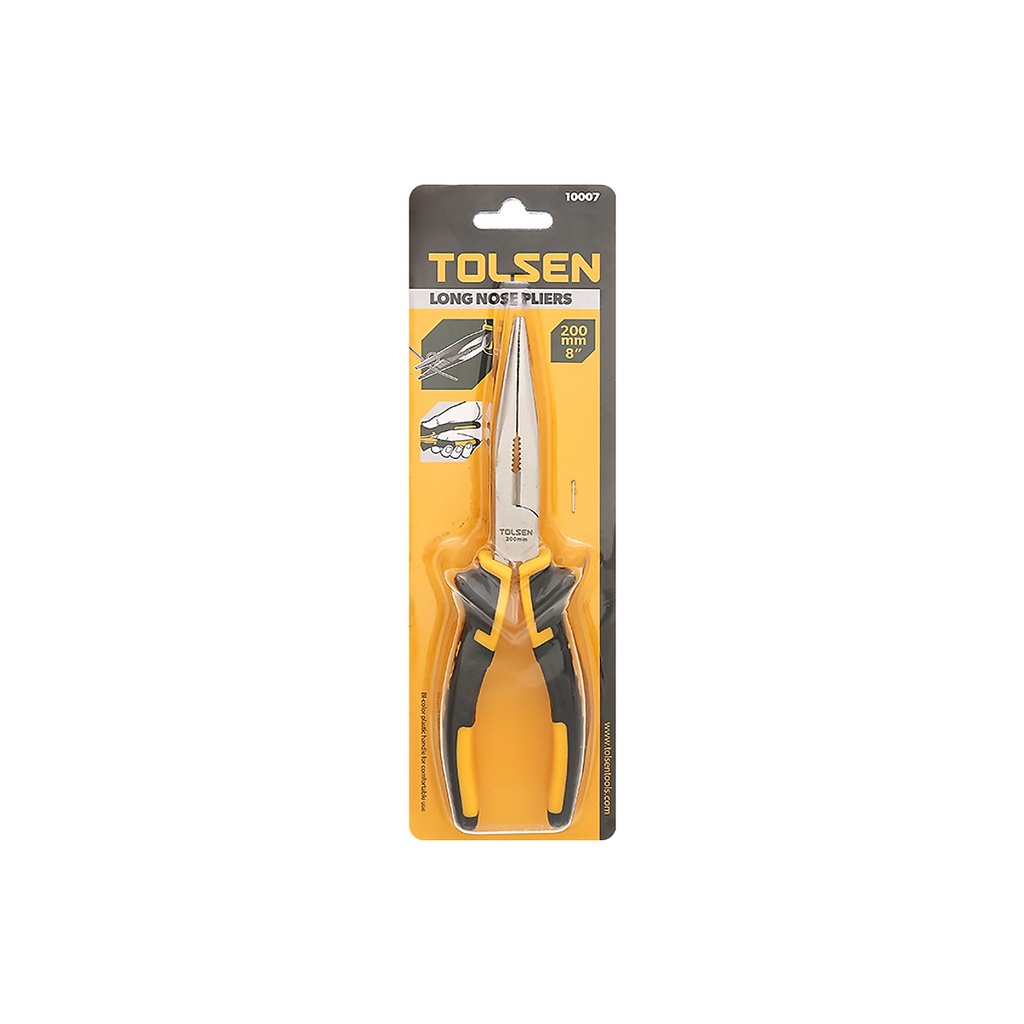 Kìm nhọn 160mm 200mm tolsen 10006 10007 - hàng chính hãng