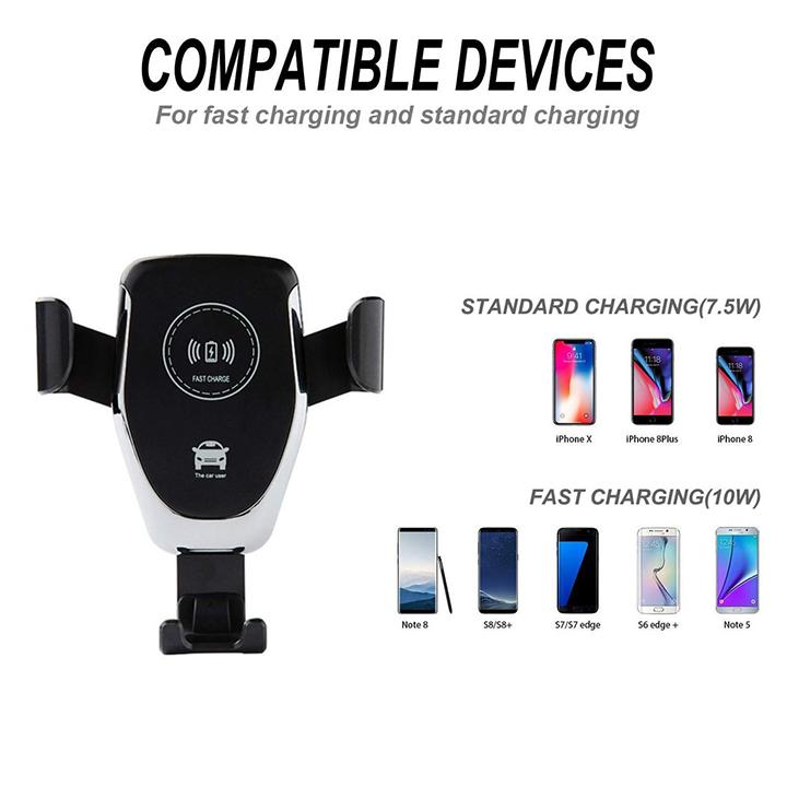 [HCM]Giá đỡ điện thoại kiêm sạc không dây