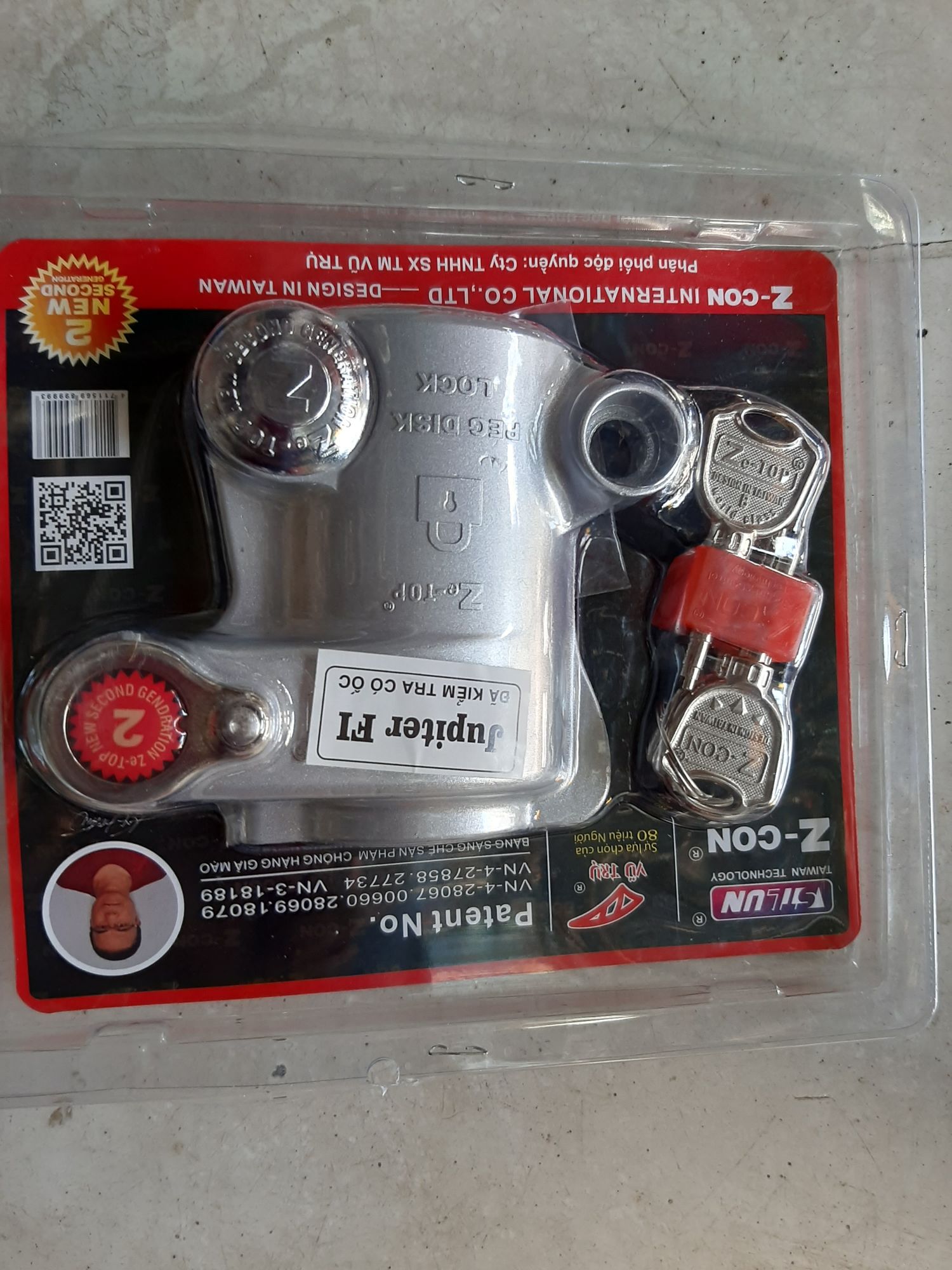 [HCM]Khóa thắng đĩa trước xe Jupiter FI