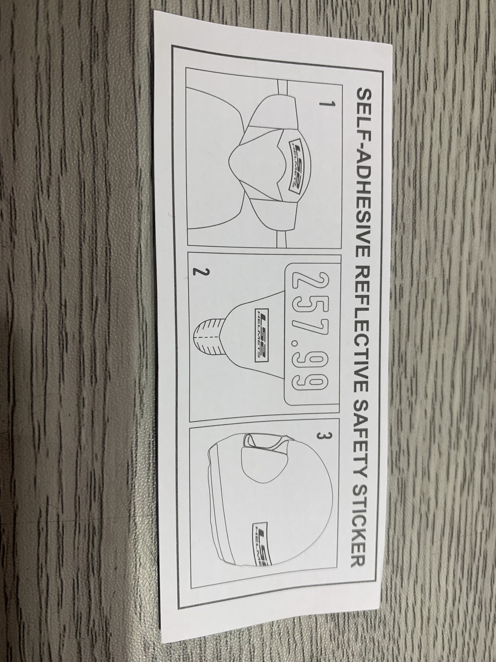 Sticker Phản Quang Dán Nón Bảo Hiểm - Bikersaigon