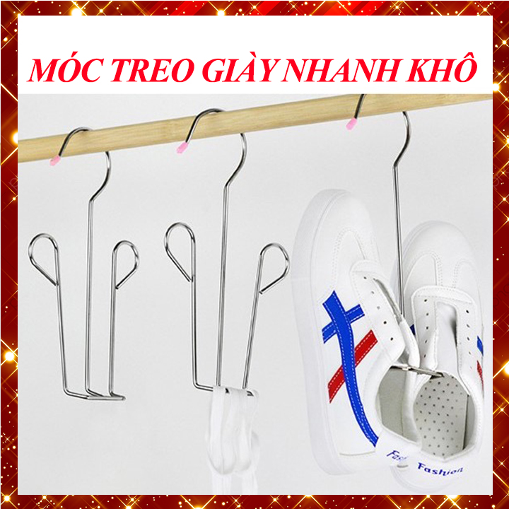 Móc Treo Phơi Giày Dép Inox Mau Khô