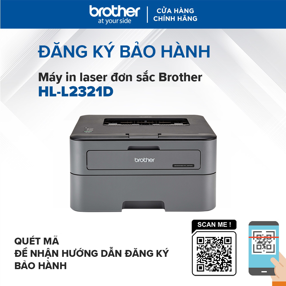 Máy in laser đơn sắc Brother HL-L2321D