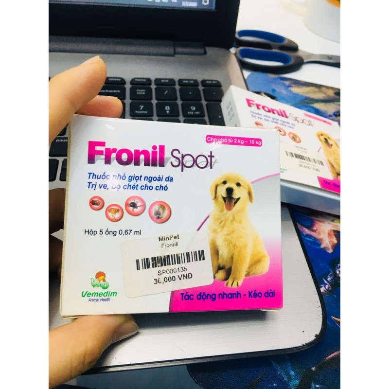 Thuốc Nhỏ Gáy Phòng Và Trị Ve Rận Bọ Chét Cho Chó Fronil Spot