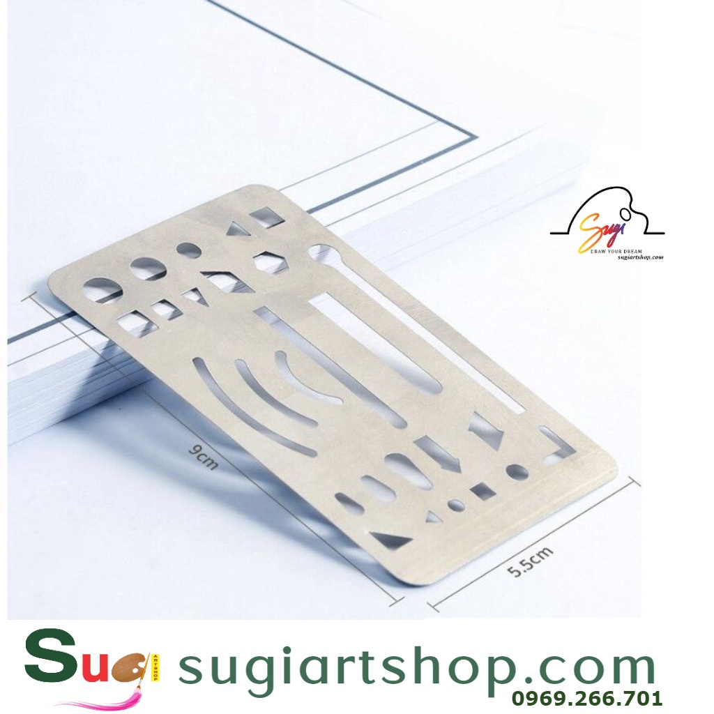 Thước Che Tẩy - Erasing Shield - Thước Chắn tẩy