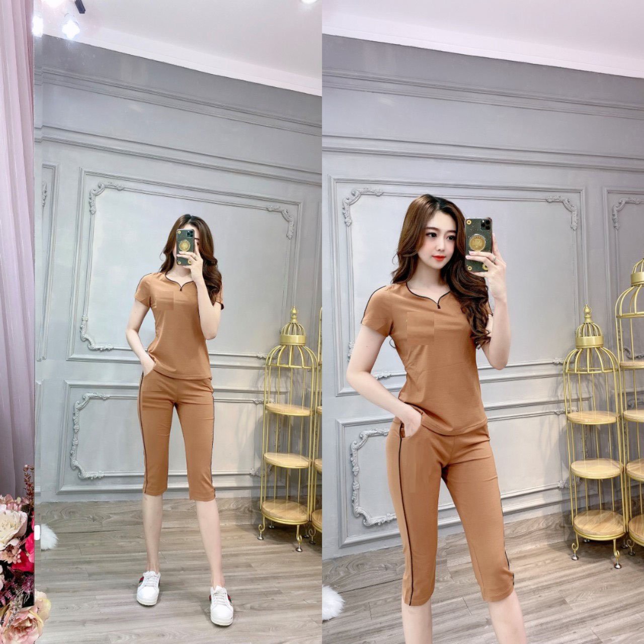 [HCM]Set bộ thời trang mặc nhà sành điệu