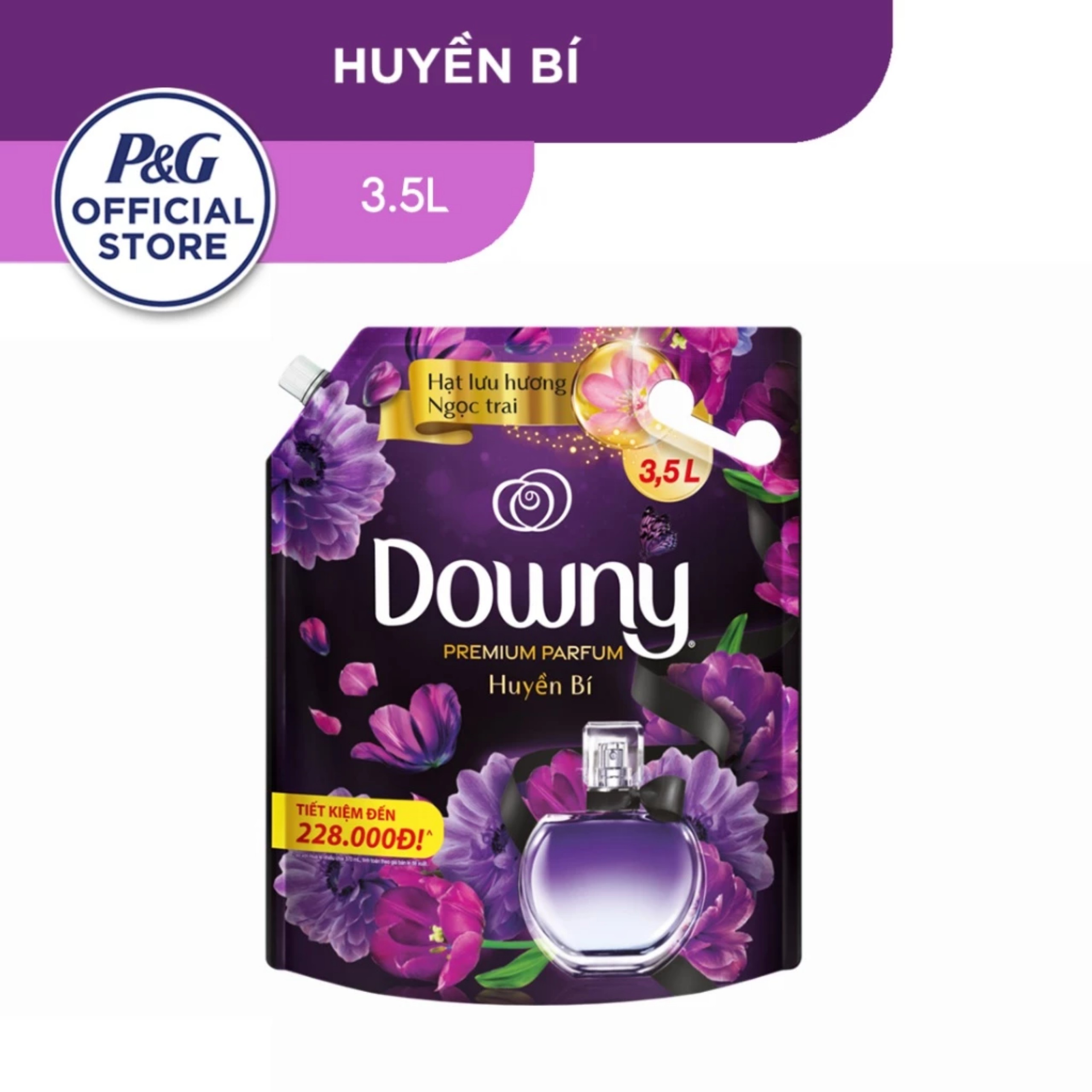 Nước Xả Vải Downy Hương Nước Hoa (3.5L)