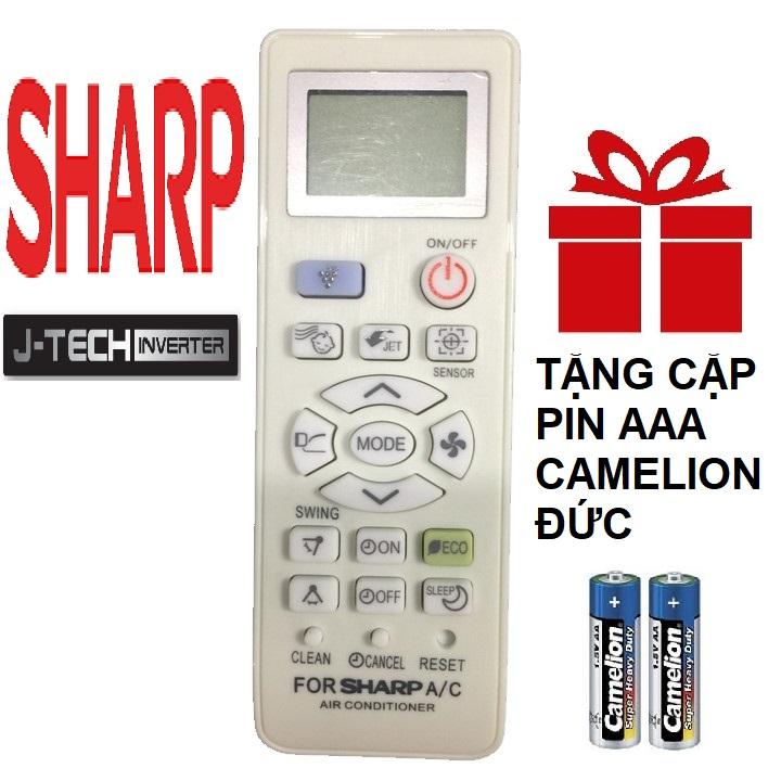 [HCM]Remote điều khiển máy lạnh SHARP dòng J-TECH INVERTER - ĐIỀU KHIỂN ĐIỀU HÒA SHARP - ĐIỆN TỬ TUỆ LÂM