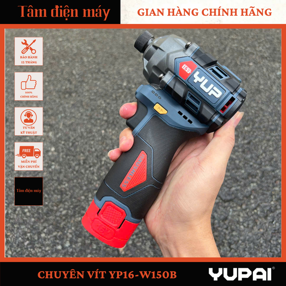 Máy Khoan YP16 D10A - Vít YP16 W150B - Bulong YP16-W280A 16V YUP (YUPAI)