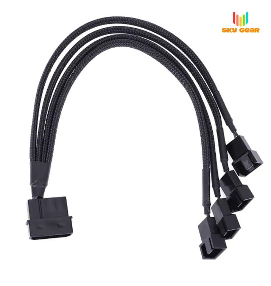 Dây chia Quạt cấp nguồn Sata / Molex 4Pin