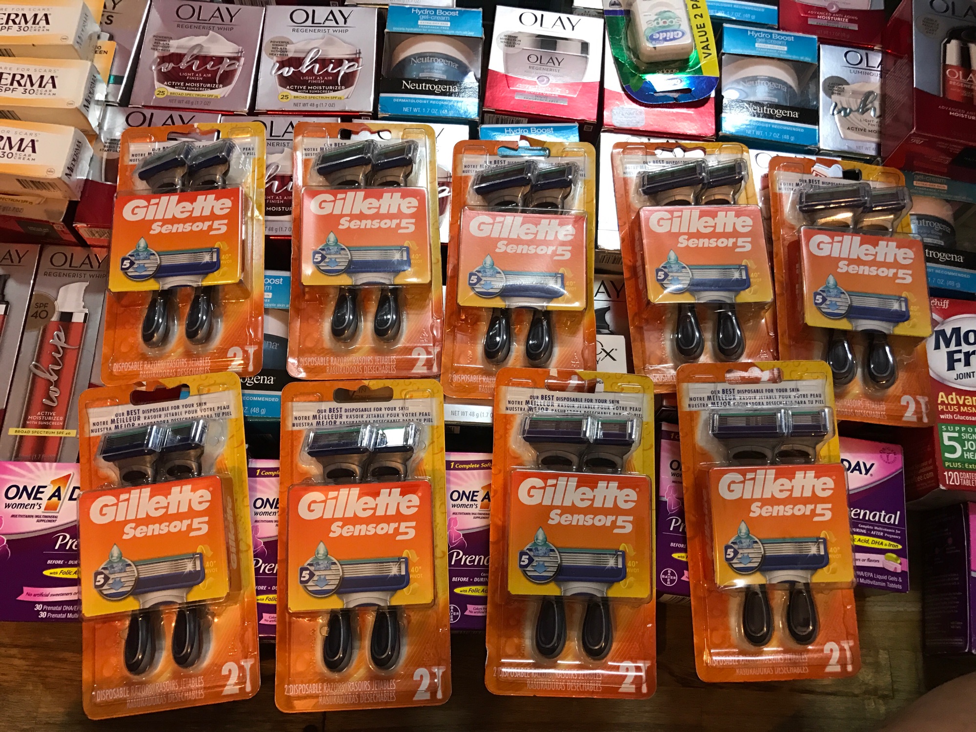 Bộ 2 Dao cạo Gillette Sensor 5 Lưỡi USA