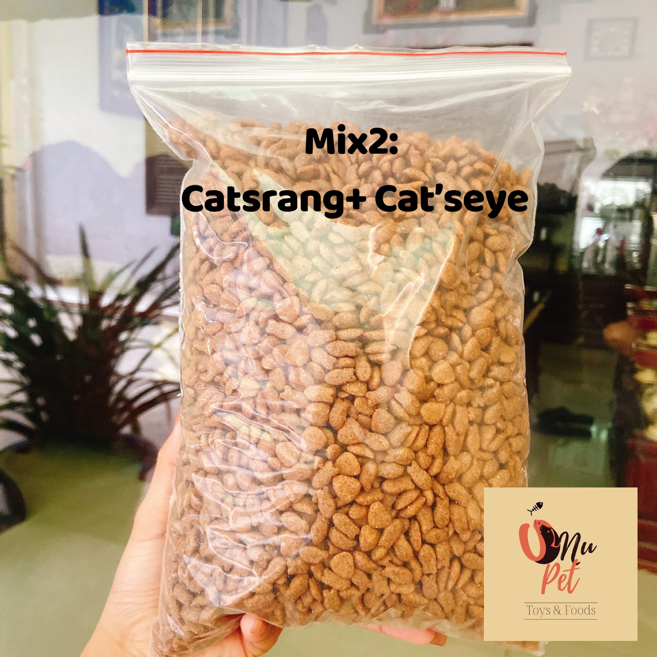 Thức ăn hạt mix cho mèo - 1kg