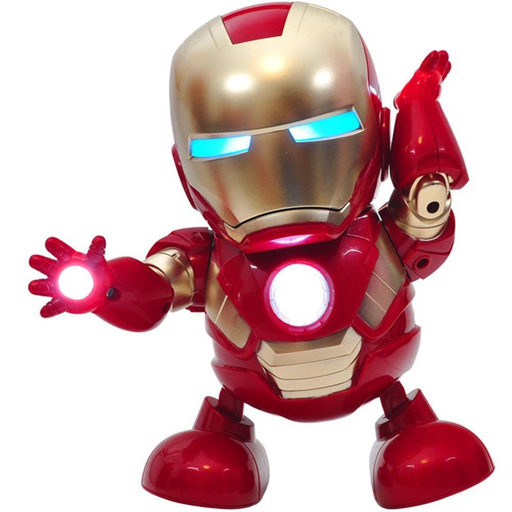 Robot Iron Man Nhảy Múa Có Đèn