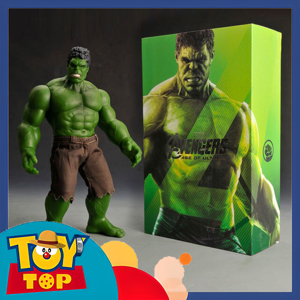 Đồ chơi Figure mô hình nhân vật Marvel siêu anh hùng Hulk người khổng lồ xanh cao 29cm