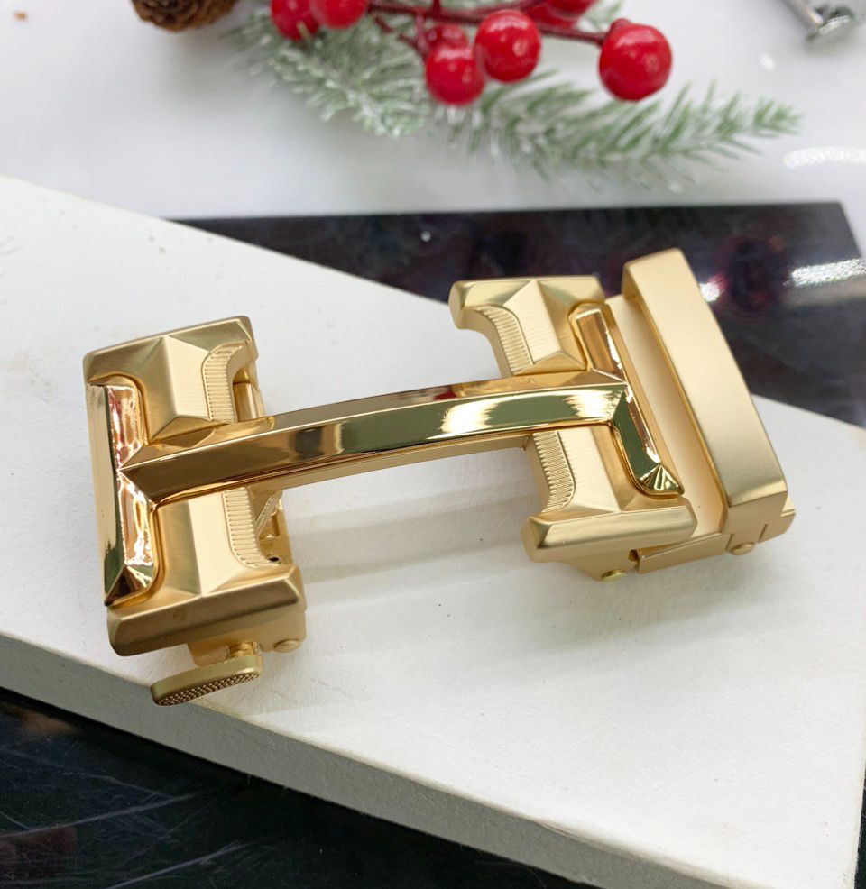 Mặt thắt lưng chữ H lắp dây 3,5cm khóa tự động