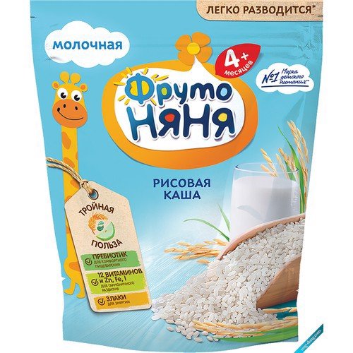Bột ăn dặm Fruto Nga đủ vị cho bé từ 4m+