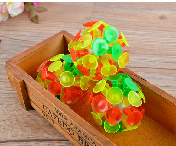 [Hcm]Bóng Ném Dính - Sticky Ball 6x6cm (Không Đèn)