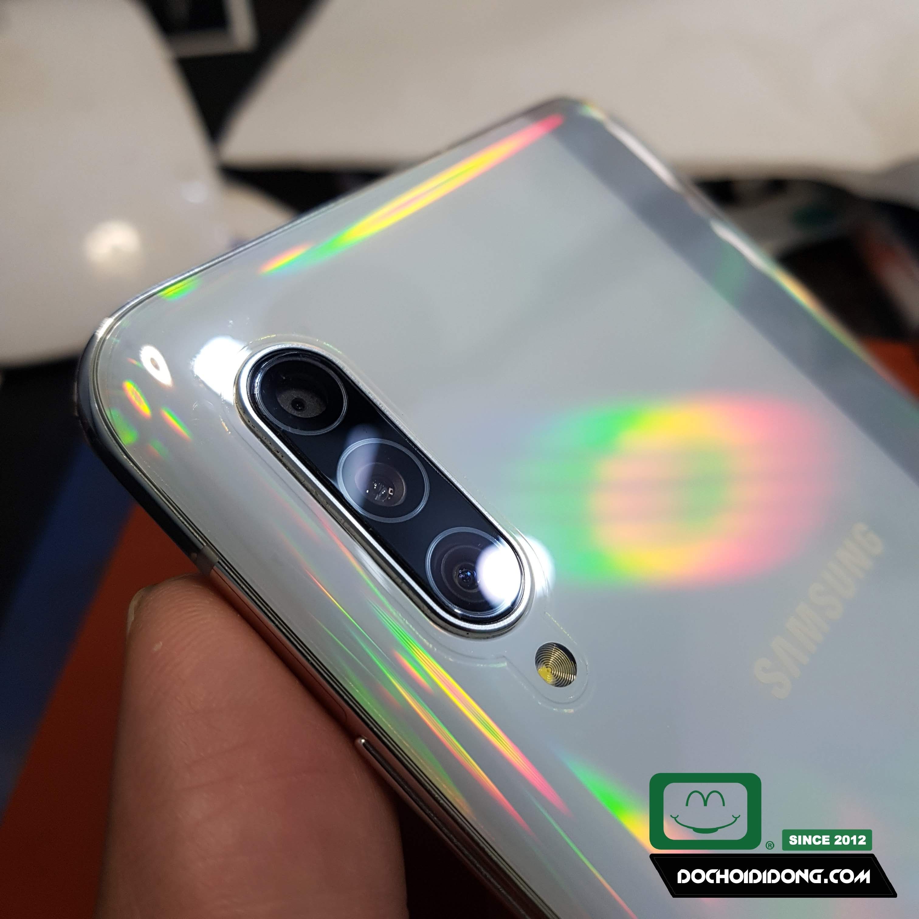 Miếng dán cường lực camera Samsung A90 5G nguyên liệu nhựa nano cao cấp