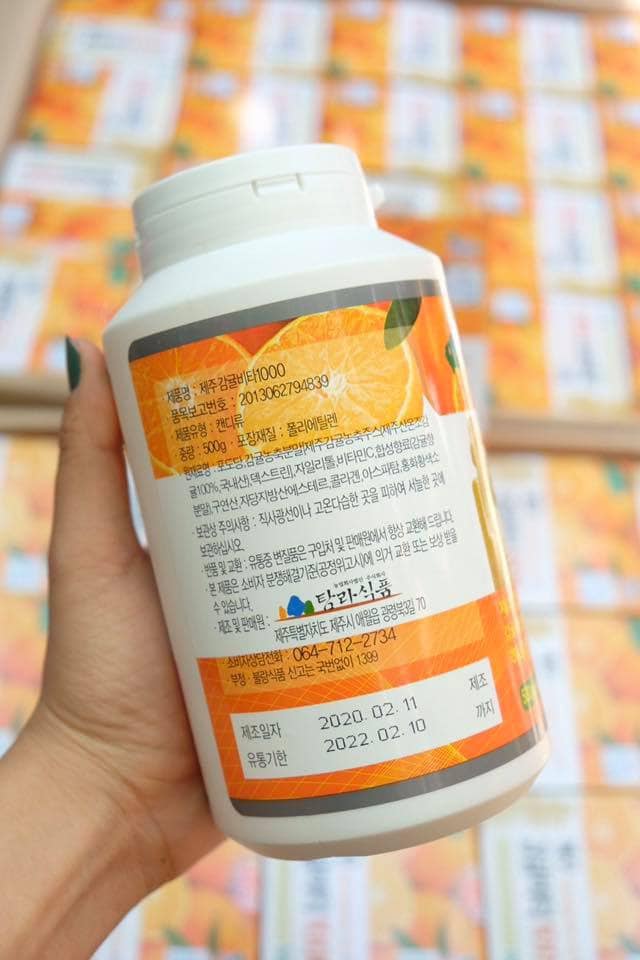 [HCM]Vitamin C 1000 từ đảo Jeju Hàn Quốc