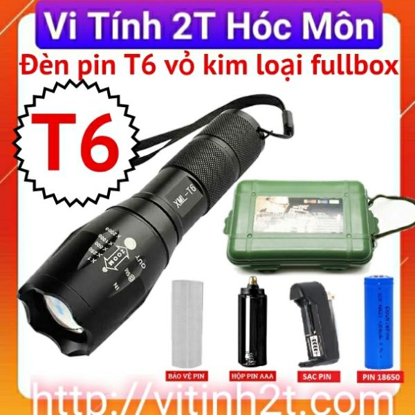 [SaLe 88%] Đèn Pin Siêu Sáng Police XML-T6 .ĐTVM