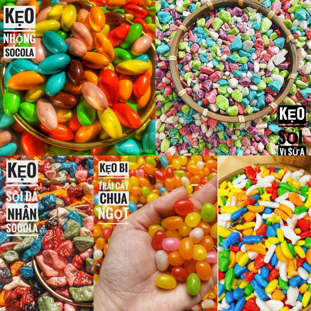 1 KG- Kẹo mix thập cẩm (có video)