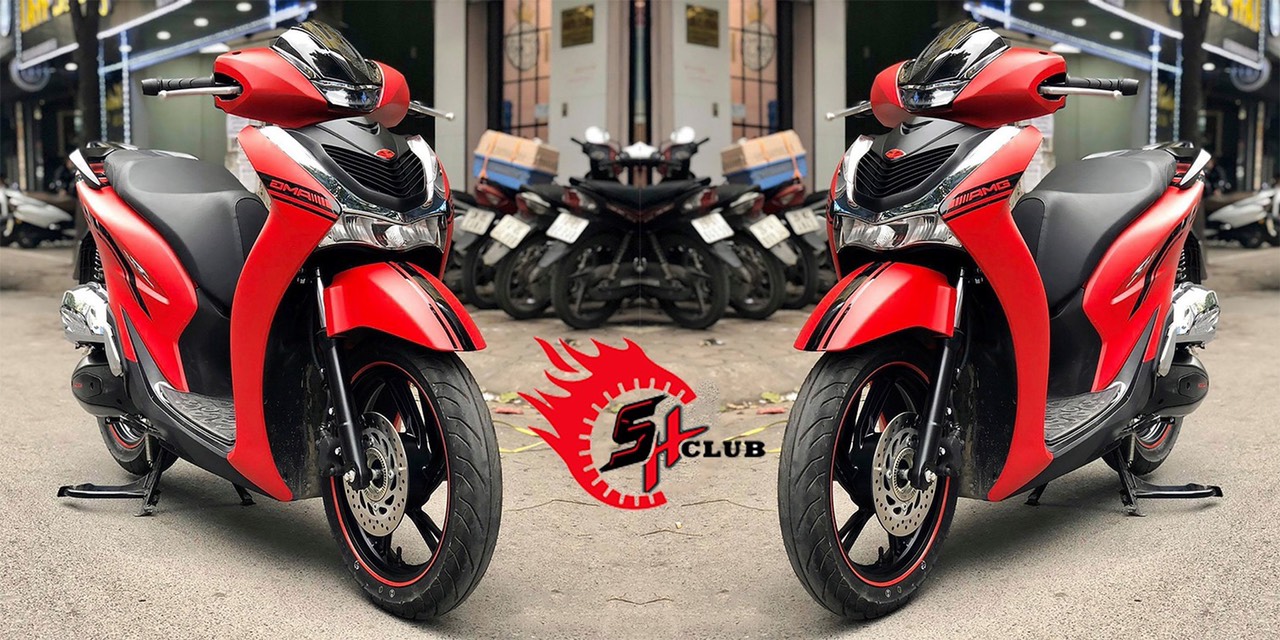 MẶT NẠ TRANG TRÍ XE SH 2020 ( MỚI CÓ KIỂU Ý V1)
