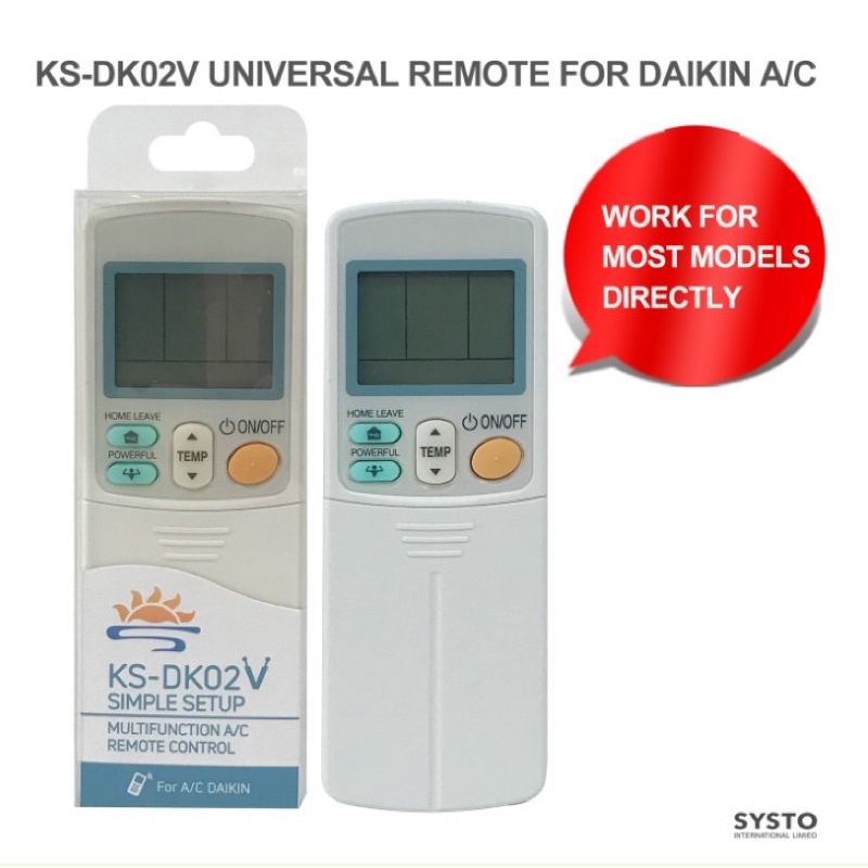 Điều khiển điều hoà Daikin đa năng {Bảo hàng 03 tháng}