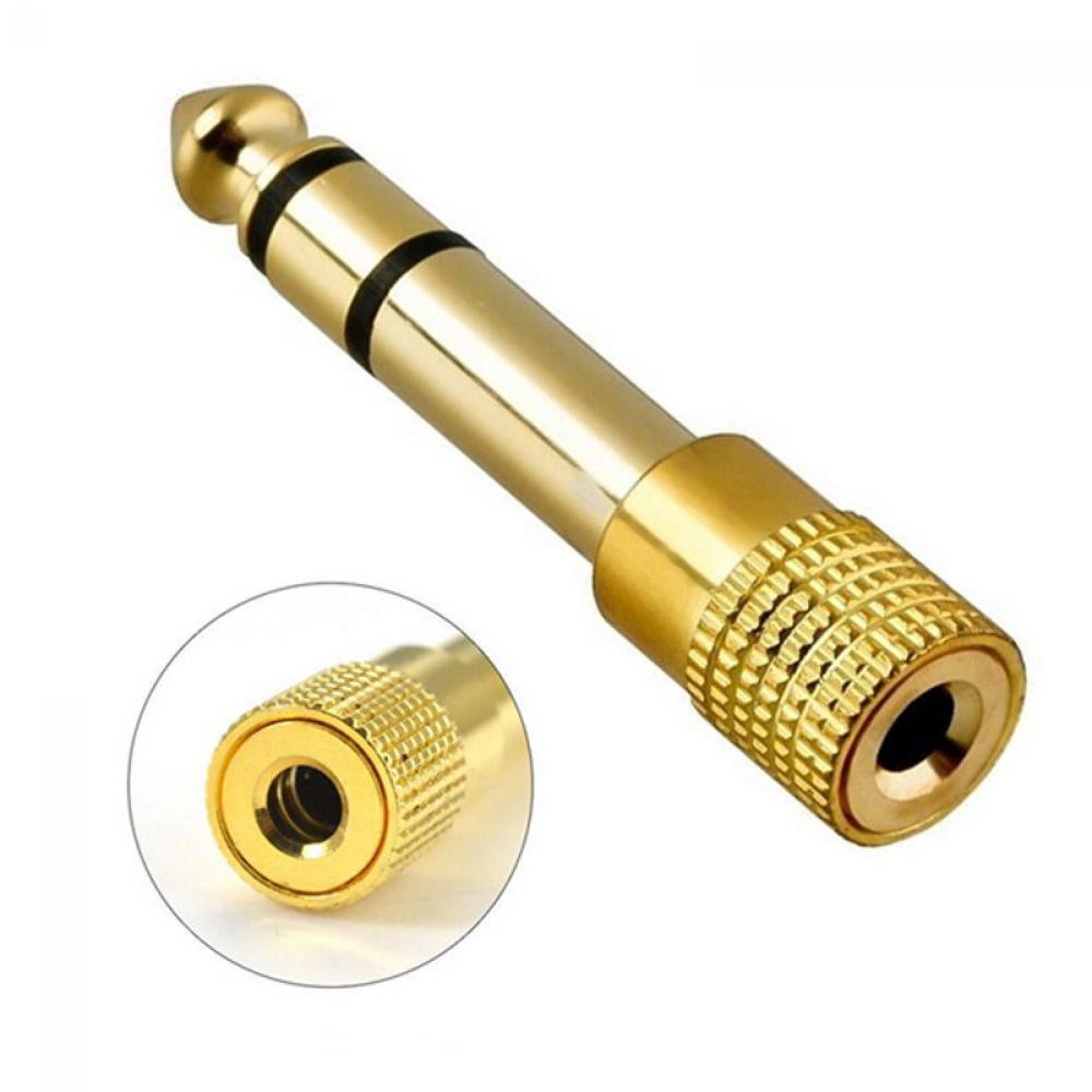 Đầu Giắc chuyển đổi từ 3.5 sang 6mm mạ vàng cao cấp