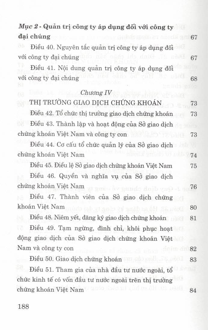 Luật Chứng Khoán (Hiện Hành)