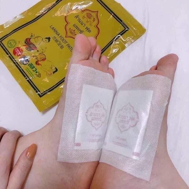 💯💯[HÀNG CHÍNH HÃNG THÁI LAN] MIẾNG DÁN CHÂN THẢI ĐỘC LANNA FOOT PATCH 💯💯