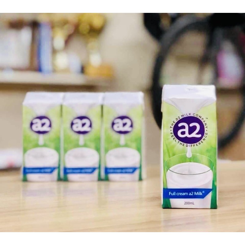 [1 Hộp] Sữa Nước A2 Nguyên Kem 200Ml
