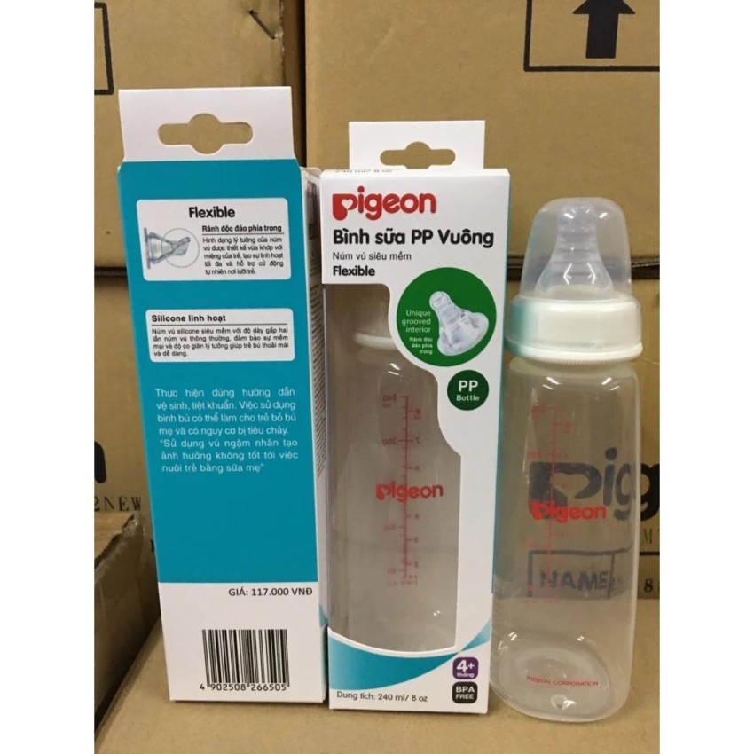 Bình sữa Pigeon Streamline 250ml / 150ml