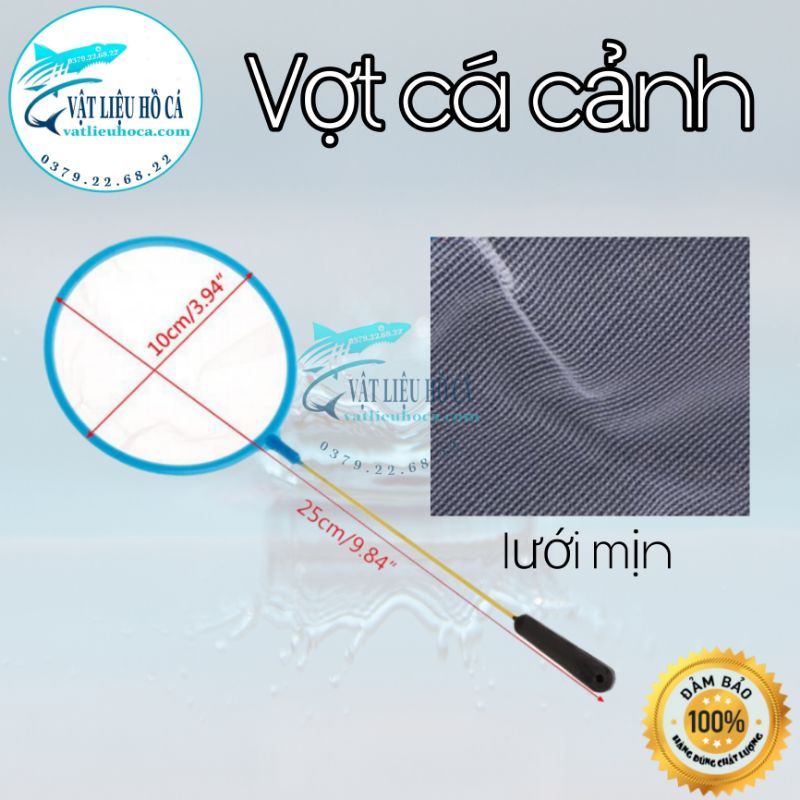 [Mã 158FMCGSALE giảm 7% tối đa 100K đơn 500K] Vợt cá cảnh siêu mịn, cá gupy, vợt atermia, betta