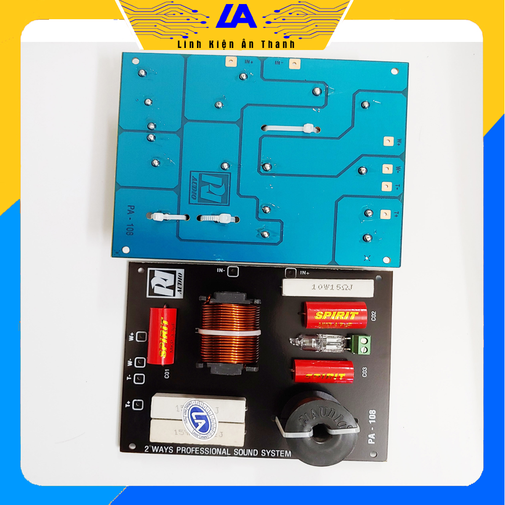 Phân tần loa 1 bass 1 treble pa108
