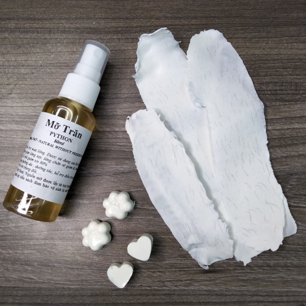 [Hot] 100G Sáp wax lông cao cấp + Mỡ trăn dưỡng da