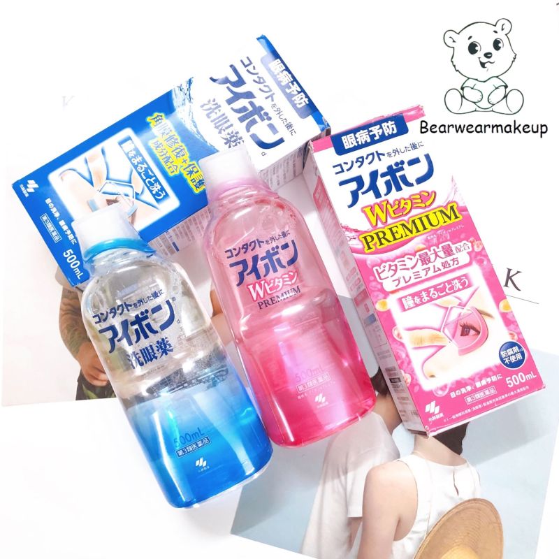 Nước rửa mắt Eyebon W Vitamin Nhật Bản 500ml nhập khẩu
