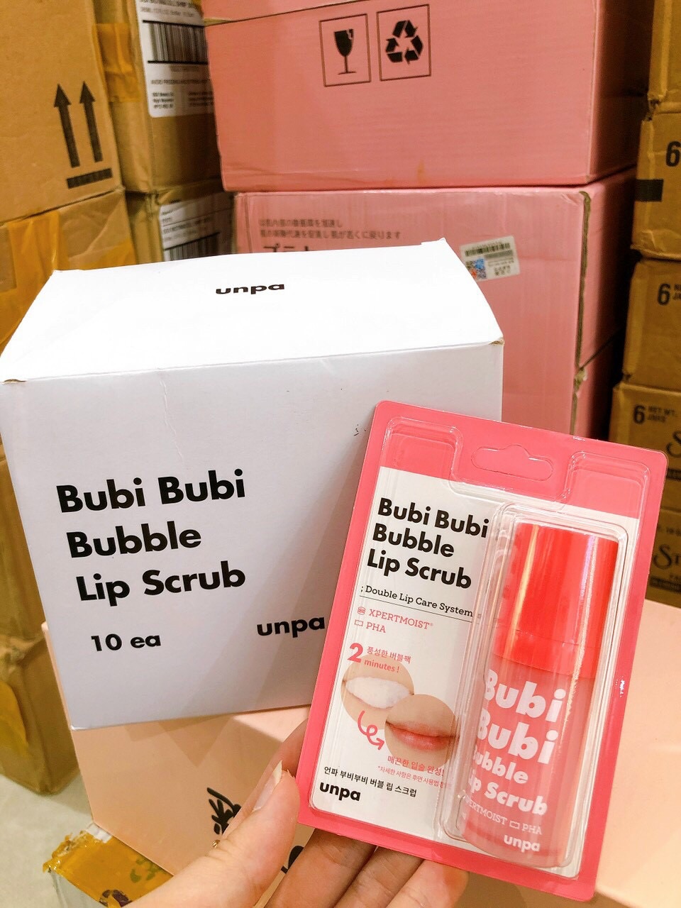 ♥️ Tẩy tế bào chết môi Bubibubi Lip ♥️ MẪU MỚI NHẤT 2021