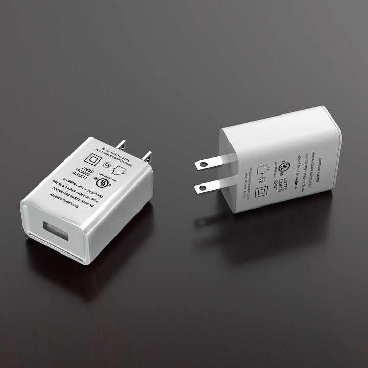 Nguồn Adapter DC 5V/1A-2A, Loại 1 cổng Micro USB (Màu Đen - Trắng) - M9