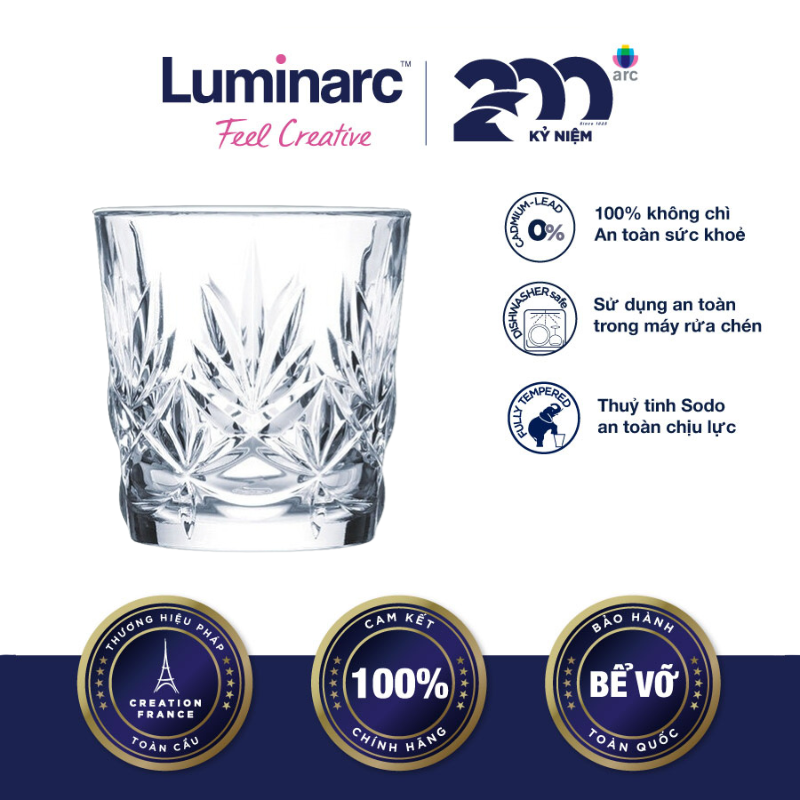 Bộ 6 Ly Thuỷ Tinh Luminarc Annecy
