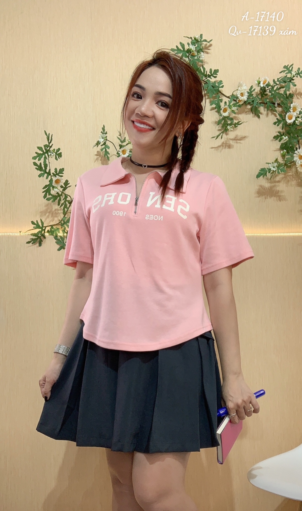 Áo Polo Tshirt BIGSIZE Kéo SEN 17140