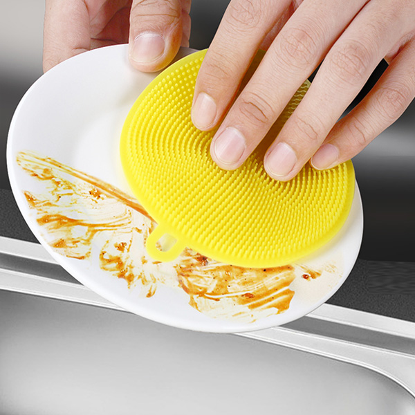 Brushes Cleaning Brushes Silicone Pad Pot Pan Kitchen Cleaning Wash Tool multifunction Dish Bowl Scouring