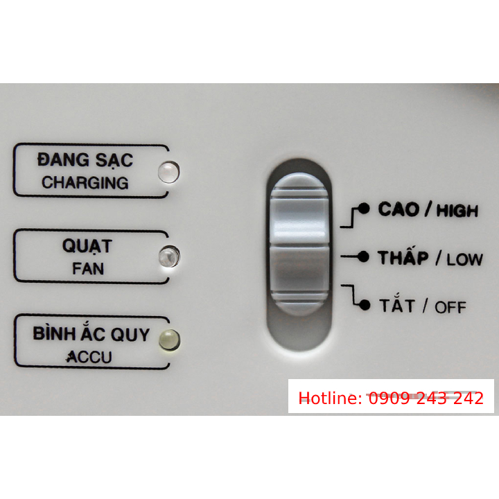 Quạt sạc asia QS10001