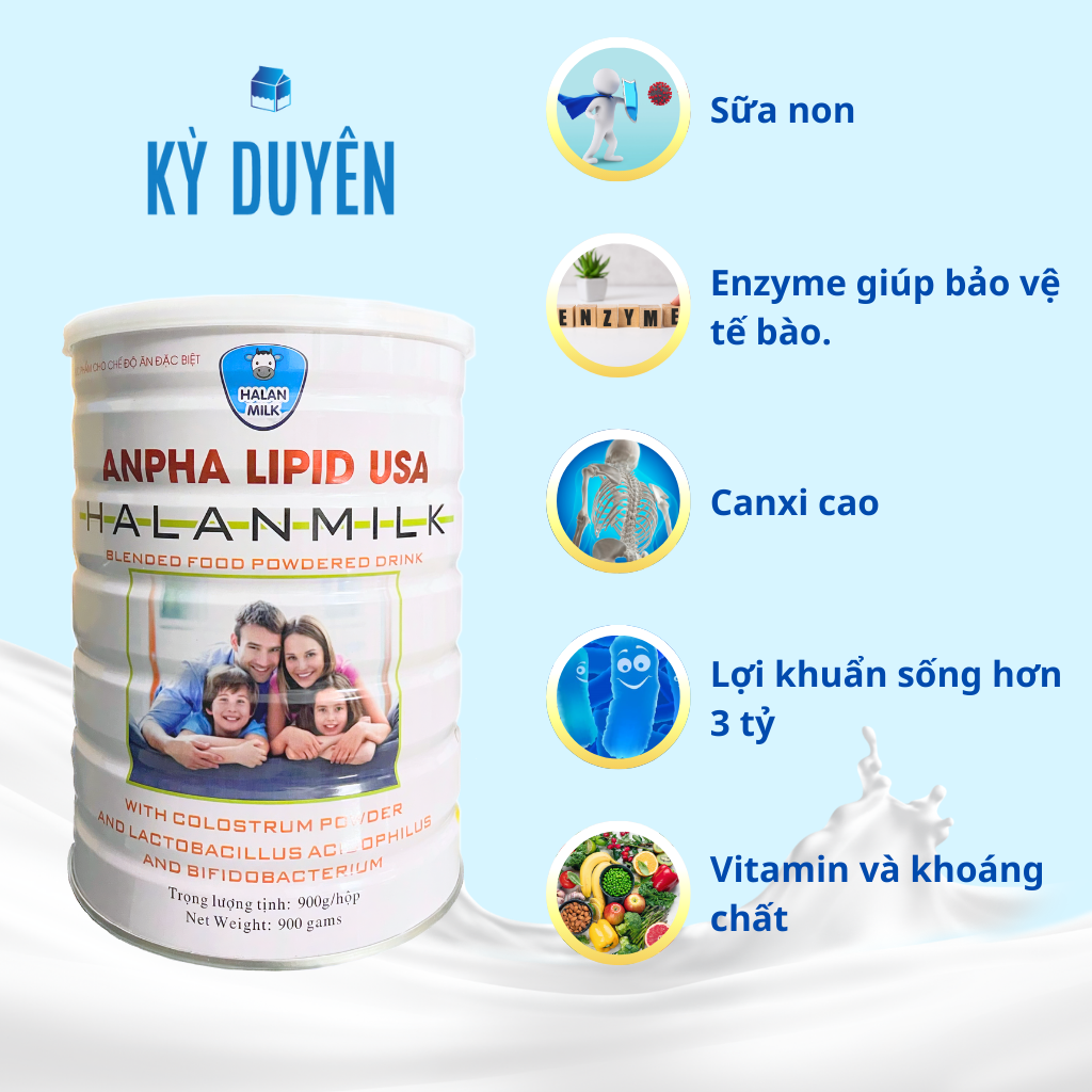 Sữa non Anpha Lipid 900g - sữa non USA